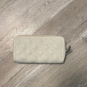 Chic Cream Quilted Wallet